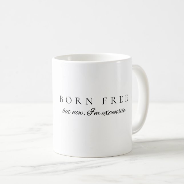 Caneca De Café Nascer Free Mug (Frente Esquerda)