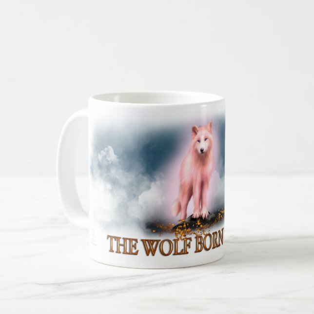 Caneca De Café Nascer Lobo - Trilogia Café Mug (Frente Esquerda)