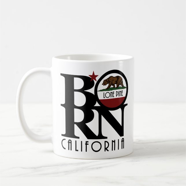 Caneca De Café NASCER Lone Pine California 11oz (Esquerda)