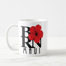 Caneca De Café NASCER Maui Red Hibiscus 11oz