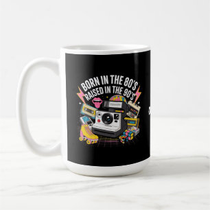Caneca De Café Nascer no anos 80 criado na funny Vintage dos anos