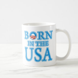 Caneca De Café Nascer nos EUA Barack Obama
