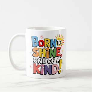 Caneca De Café Nascer para Brilho, Um dos tipos! - Impulso solar 