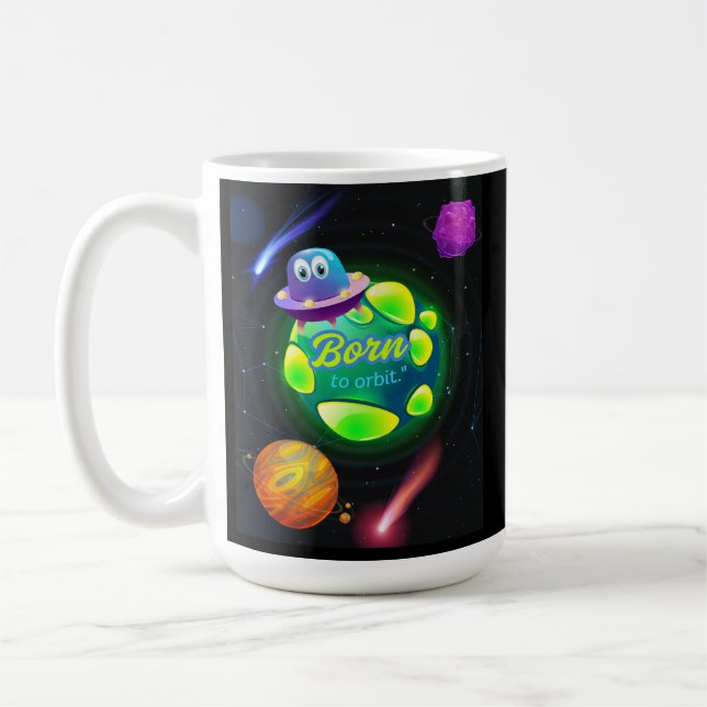 Caneca De Café Nascer para órbita (Esquerda)