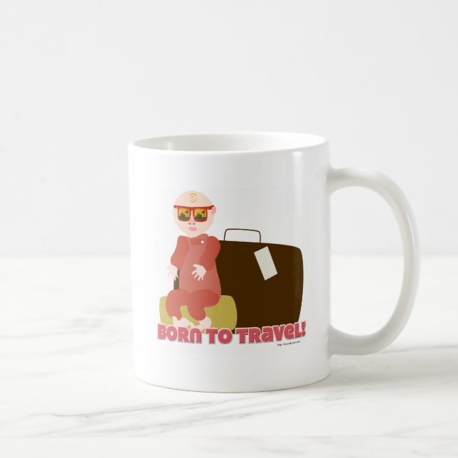 Caneca De Café Nascer Para Personagem de desenho animado Viagem V (Direita)