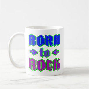 Caneca De Café Nascer para rock, rock