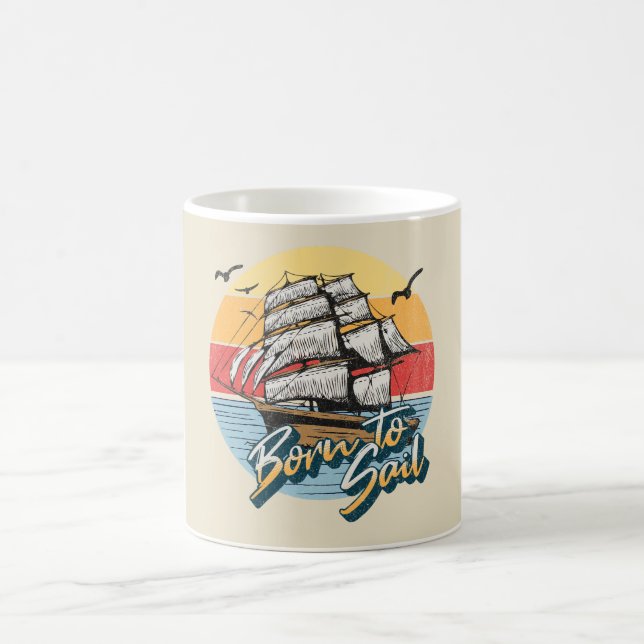 Caneca De Café Nascer para velejar (Centro)