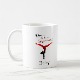 Caneca De Café Nascer personalizado para ser um ginasta