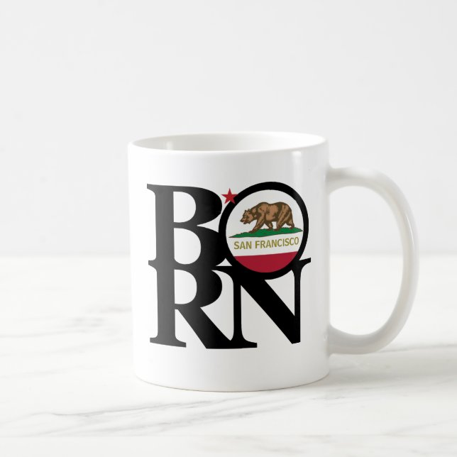 Caneca De Café NASCER San Francisco Café Mug 11oz (Direita)
