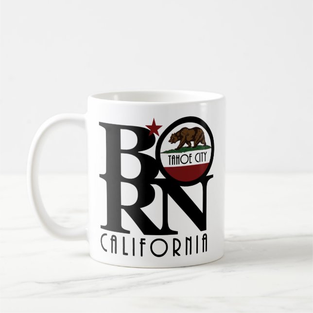 Caneca De Café NASCER Tahoe City California 11oz (Esquerda)