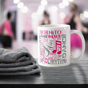 Caneca De Café Nascer to Dance Pink ID277