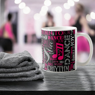 Caneca De Café Nascer to Dance Pink ID277