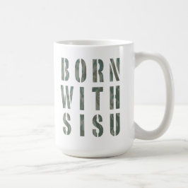 Caneca De Café Nascido com Sisu Camo 1