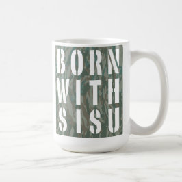 Caneca De Café Nascido com Sisu Camo 3