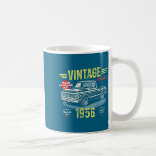 Caneca De Café Nascido em 1956 70º Aniversário Design de Pais