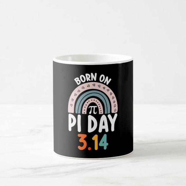 Caneca De Café Nascido No Dia Do Pi Aniversário Matemática Divert (Centro)