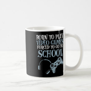 Caneca De Café Nascido para Jogar Video Game Divertido Jogos Home