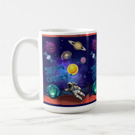 CANECA DE CAFÉ NASCIDO PARA ORBITAR 