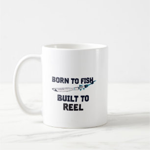 Caneca De Café Nascido para Pescar