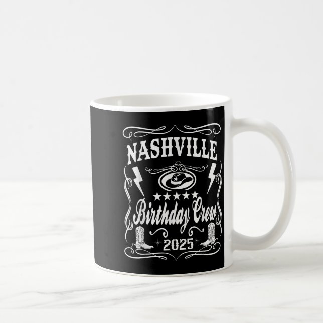 Caneca De Café Nashville Birthday Bash 2025 (Direita)