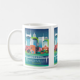 Caneca De Café Nashville Mug