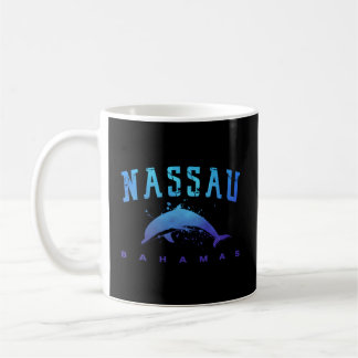 Caneca De Café Nassau Bahamas Praia Snorkel Scuba Merging Dolphin
