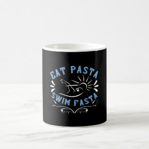 Caneca De Café Natação - Come Massas Natações
