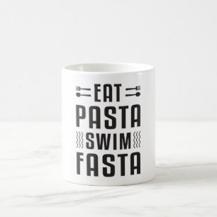 Caneca De Café Natação de massas alimentícias nadando Piscina do
