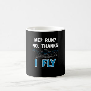 Caneca De Café Natação - Eu Voo