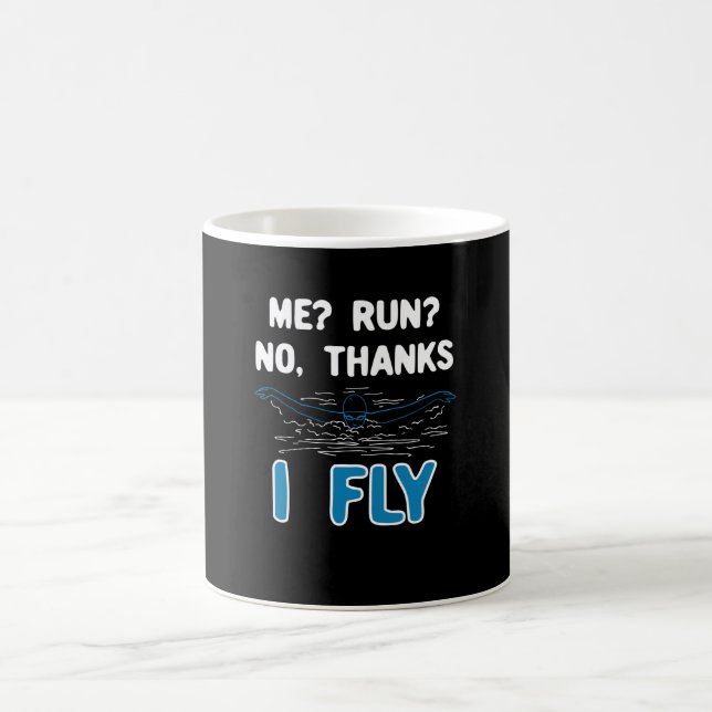 Caneca De Café Natação - Eu Voo (Centro)
