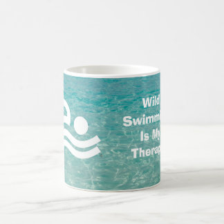 Caneca De Café Natação Selvagem É Minha Terapia Artística