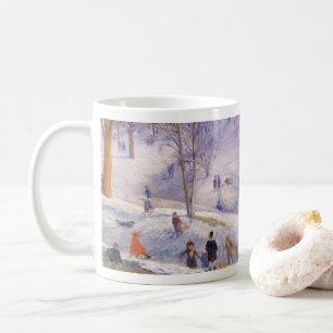 Caneca De Café Natais vintages, Dormir, Glackens do Central Park