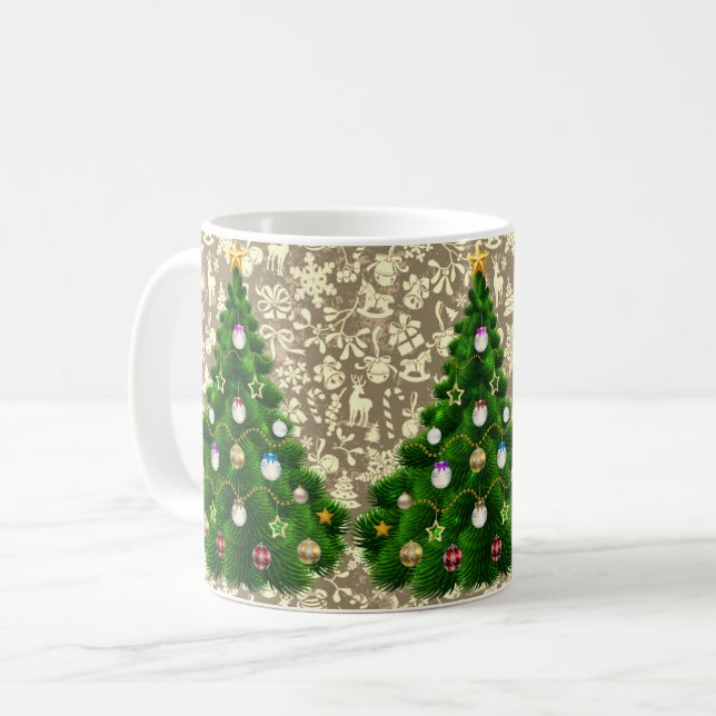 Caneca De Café Natal (Frente Esquerda)