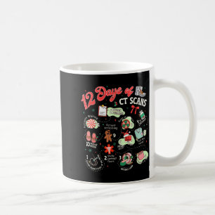 Caneca De Café Natal 12 Dias De Tecnólogo De Tomografia Computado