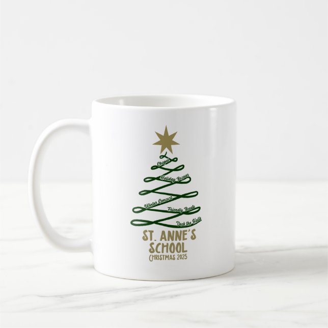 Caneca De Café Natal 2025 (Esquerda)