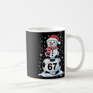 Caneca De Café Natal 67 Meme Futebol Boneco de Neve Árvore Engraç