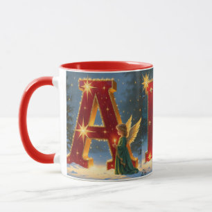 Caneca de Café Natal ABC Festa de Fim de Ano