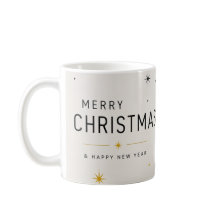 Natal Amarelo Preto e Branco Moderno