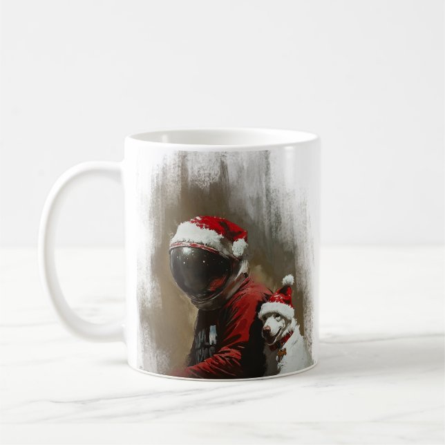 Caneca De Café Natal Astronauta (Esquerda)