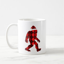 Caneca De Café Natal Bigfoot - Natal Engraçado