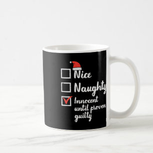 Caneca De Café Natal Bom Inocente Inocente Até Culpa Comprovada