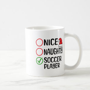 Caneca De Café Natal bom jogador de futebol malvado Lis