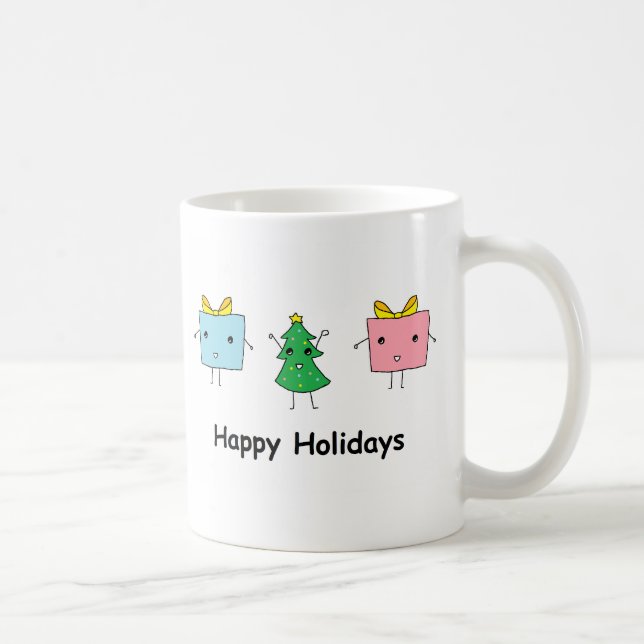 Caneca De Café Natal bonito (Direita)