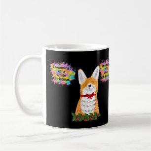Caneca De Café Natal Branco da Raposa Chilta
