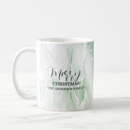 Caneca De Café Natal branco da Vila do Campo