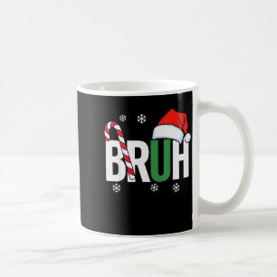 Caneca De Café Natal Bruh Papai Noel Feliz Natal Família Xmas C