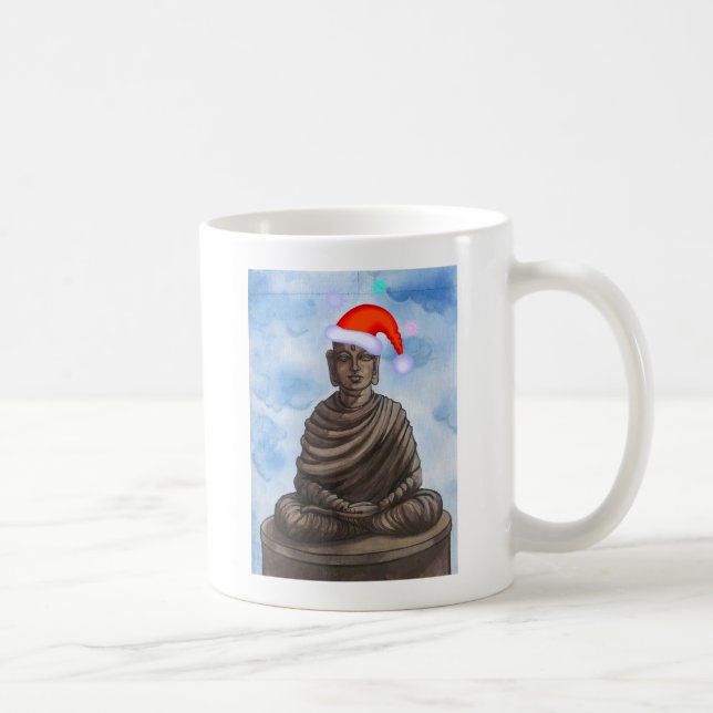Caneca De Café Natal Buddha! (Direita)