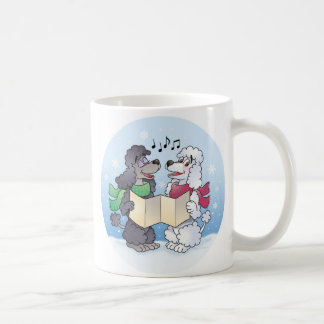 Caneca De Café Natal Caroling das caniches