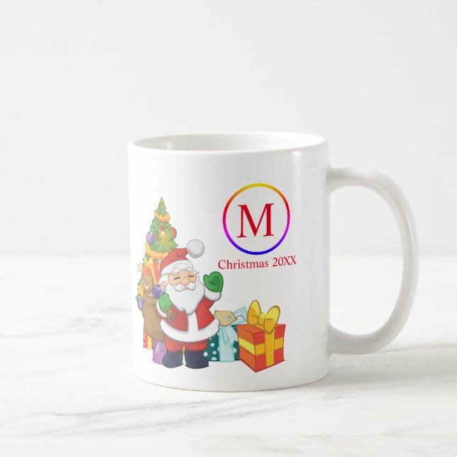 Caneca De Café Natal clássico do Papai Noel (Direita)