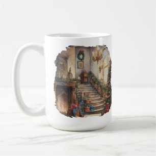 Caneca De Café Natal Cozy Home 15 oz Classic Mug